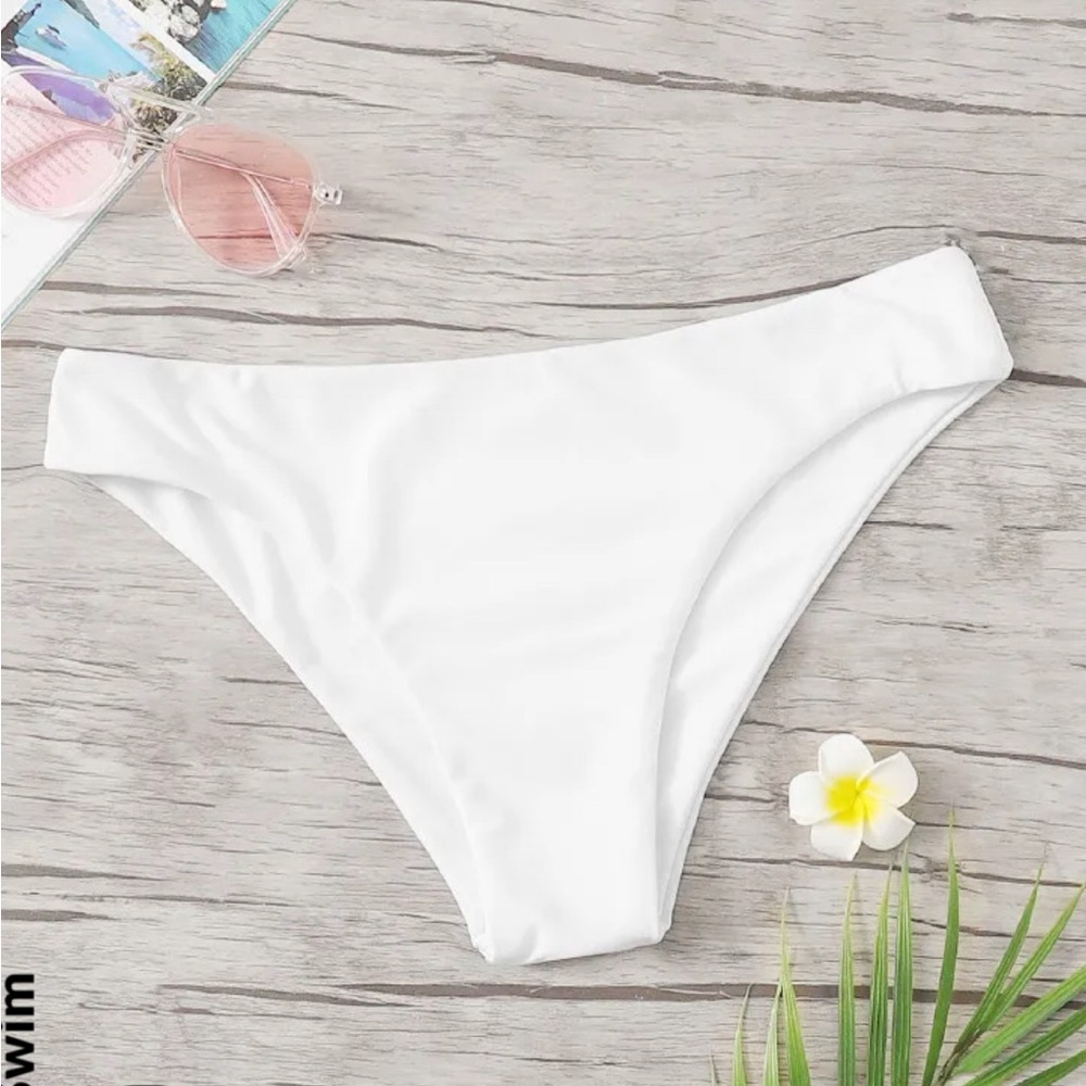 White Bikini Bottom size small